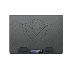 Meetion CP5050 gaming laptop cooling pad RGB backlit adjustable silent fan – front view