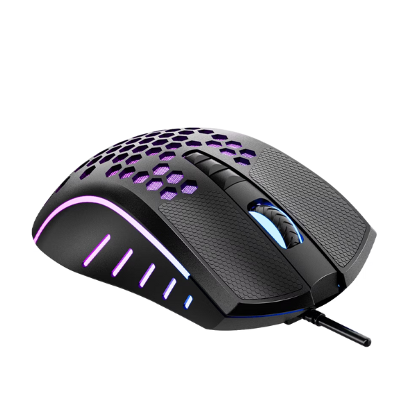 _Meetion GM015 Honeycomb RGB Gaming Mouse – 6400 DPI, Lightweight & Ergonomic DokanTech #