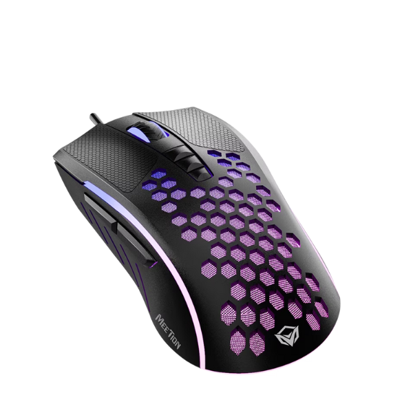 _Meetion GM015 Honeycomb RGB Gaming Mouse – 6400 DPI, Lightweight & Ergonomic DokanTech #