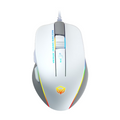 Meetion GM23 RGB Circulation Backlit Gaming Mouse  Ergonomic Design, Black & White- DokanTech #
