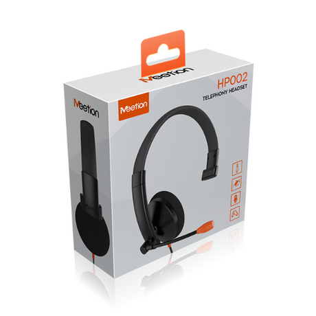 Meetion HP002 Wired 3.5MM Headset for Clear Sound & Comfort- DokanTech #