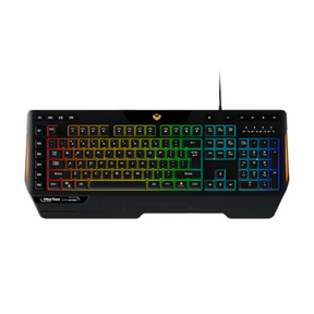 Meetion K9420 RGB backlit wired gaming keyboard Arabic – front view black