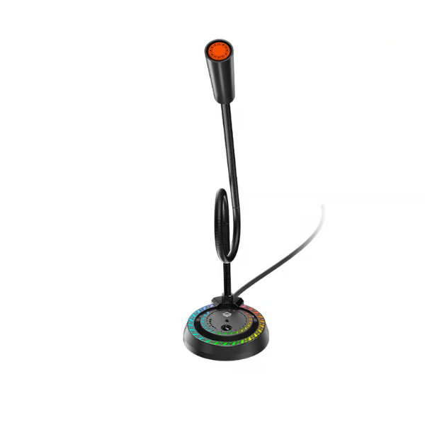 Meetion MC14 RGB Backlight Wired Gaming Microphone –Noise Reduction, Plug & Play for PC & Streaming- DokanTech #