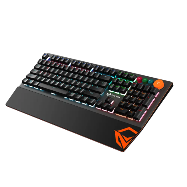 Meetion MK500 Basic Colorful Adjustable Rainbow Backlight Mechanical Gaming Keyboard OUTEMU Blue Switch Ara/En-Dokkantech#