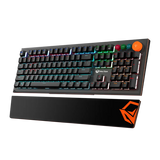 Meetion MK500 Basic Colorful Adjustable Rainbow Backlight Mechanical Gaming Keyboard OUTEMU Blue Switch Ara/En-Dokkantech#