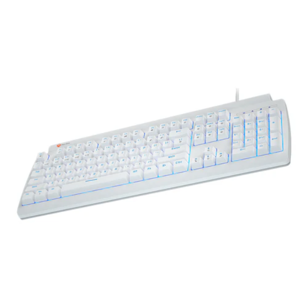 Meetion MK600MX Blue switch Arabic Mechanical Rainbow White Keyboard - Dokkantech