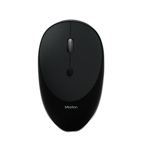 Meetion R600 rechargeable wireless mouse – front view space gray