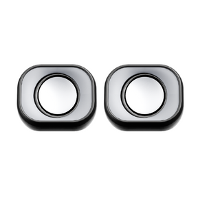 Meetion SP2010 2.0 USB desktop speakers HiFi sound deep bass – front view