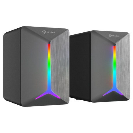 Meetion SP2011 Gaming Speakers  LED Lighting  3.5mm & USB Powered- DokanTech #