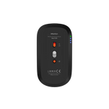 MeetionikeyC230Bluetoothand2.4GWirelessUltra-thinFull-SizeComboAraEn-BlackGray-DokkanTech#