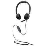 Microsoft Modern USB-C Headset - Wired Headset,On-Ear Stereo Headphones with Noise-Cancelling Microphone, USB-C Connectivity, in-Line Controls, PC/Mac/Laptop - Certified Teams