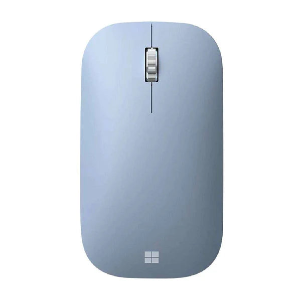 Microsoft Modern Mobile Mouse Bluetooth – front view pastel blue