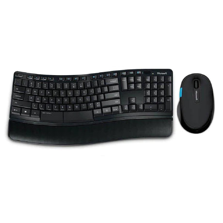 Microsoft Wireless Sculpt Comfort Desktop keyboard and mouse – front view
