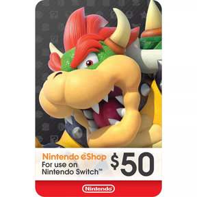Nintendo eShop gift card – game purchases