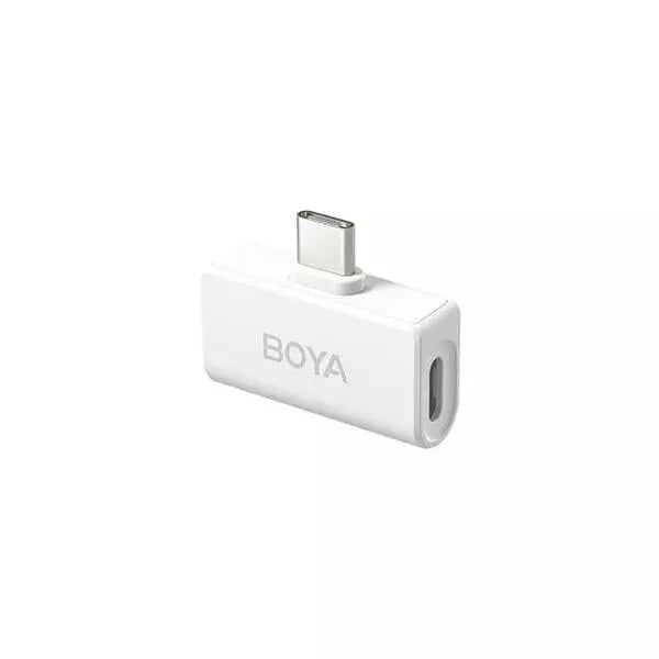 BOYA Omic-U Ultracompact 2.4GHz Dual-Channel wireless Microphone Receiver Front View dokkan tech