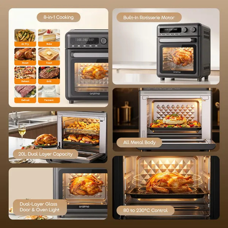 OraimoBakeAirPro8-in-1AirOven20LAirFryer_OvenOAO-561ASpecsExamples-DokkanTech