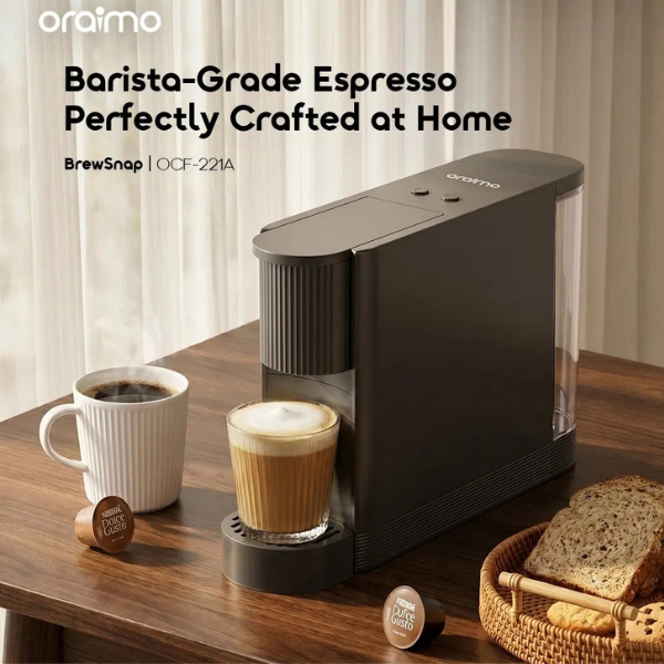 OraimoBaristaGradeEspressoPerfectlyCraftedatHome-Black -Features 4 DokkanTech 