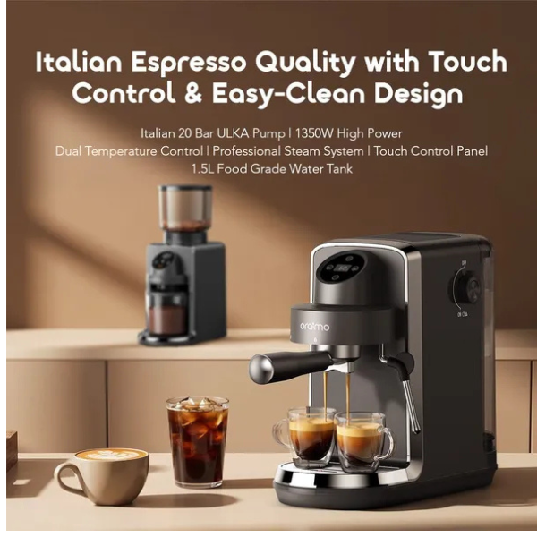 OraimoBrewSemiEspressoCoffeeMaker-Black-Features 6 -DokkanTech 