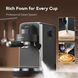 OraimoBrewSemiEspressoCoffeeMaker-Black-Features 4 -DokkanTech 