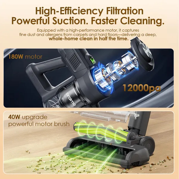 OraimoCyberVac180WWirelessStickVacuumCleanerPower -DokkanTech