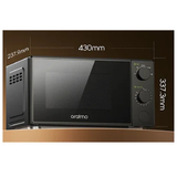 OraimoInfiWaveLite20LLowNoiseMicrowaveOven--size Black -DokkanTech 