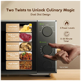OraimoInfiWaveLite20LLowNoiseMicrowaveOven-Black-Features -DokkanTech 