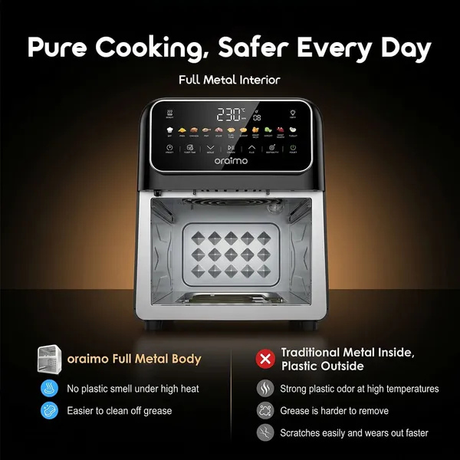 OraimoIntelliFry9LAirFryer230_CDual-SideHeatingOAF-502ASafety-DokkanTech
