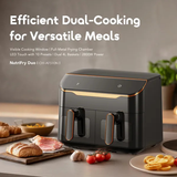 OraimoNutriFryDuo8LDualBasketAirFryer2800WOH-AF510NSpecs-DokkanTech
