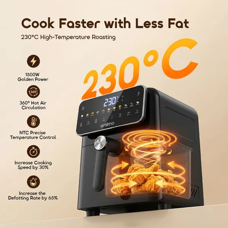 OraimoNutriFryS16LAll-MetalDesignForLow-OilWellnessFastCooking -DokkanTech