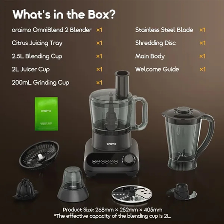 OraimoOmniBlend221000RPMSpeed5-in-1BlenderWhatsInTheBox- DokkanTech