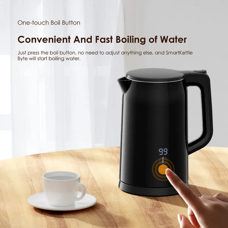 OraimoSmartKettleByte2000WStainlessSteelElectricKettle-Black - DokkanTech