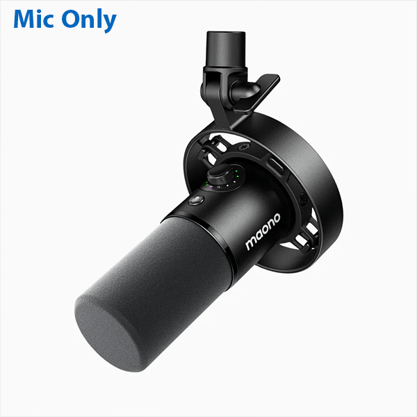 Maono PD300X USB/XLR Dynamic Microphone – Black "XLR CABLE NOT INCLUDED"