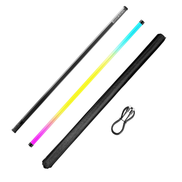 Photoolex B1200S RGB LED tube light, front view