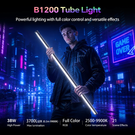 Photoolex B1200S RGB LED tube light, feature highlight 5