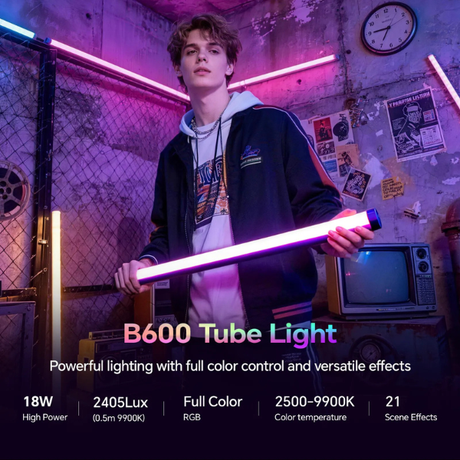 Photoolex B600S RGB LED tube light, feature highlight 3