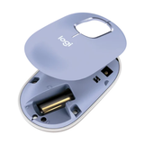 Logitech POP Mouse, Wireless Mouse with Customisable Emojis, SilentTouch Technology, Precision/Speed Scroll, Compact Design, Bluetooth, Multi-Device, OS Compatible - DokanTech #