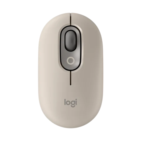 Logitech POP Mouse, Wireless Mouse with Customisable Emojis, SilentTouch Technology, Precision/Speed Scroll, Compact Design, Bluetooth, Multi-Device, OS Compatible - DokanTech #