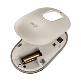 Logitech POP Mouse, Wireless Mouse with Customisable Emojis, SilentTouch Technology, Precision/Speed Scroll, Compact Design, Bluetooth, Multi-Device, OS Compatible - DokanTech #