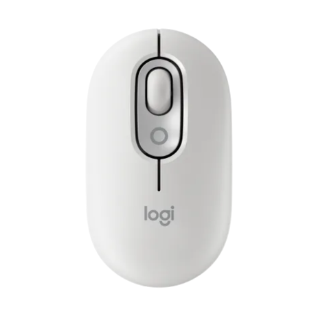 Logitech POP Mouse, Wireless Mouse with Customisable Emojis, SilentTouch Technology, Precision/Speed Scroll, Compact Design, Bluetooth, Multi-Device, OS Compatible - DokanTech #