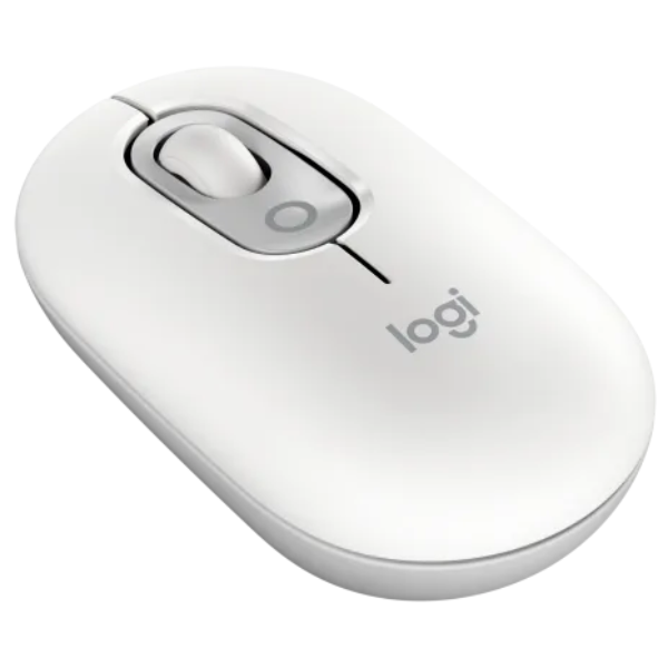 Logitech POP Mouse, Wireless Mouse with Customisable Emojis, SilentTouch Technology, Precision/Speed Scroll, Compact Design, Bluetooth, Multi-Device, OS Compatible - DokanTech #