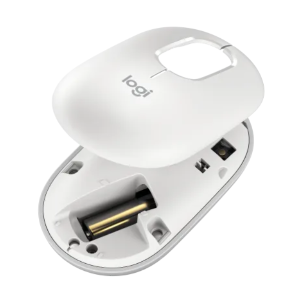 Logitech POP Mouse, Wireless Mouse with Customisable Emojis, SilentTouch Technology, Precision/Speed Scroll, Compact Design, Bluetooth, Multi-Device, OS Compatible - DokanTech #