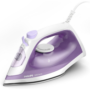 Philips Steam Iron 1000 Series 1800W 250ml DST1020 – front view purple