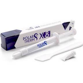Polartherm X8 high-performance thermal paste 2g for CPUs and GPUs – front view