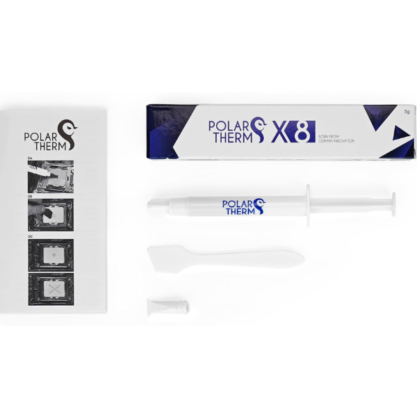 Polartherm X8 Thermal Paste – High-Performance Cooling Compound  5g ,for CPUs & GPUs- DokanTech #