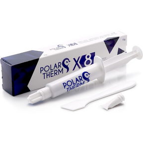 Polartherm X8 high-performance thermal paste 10g for CPUs and GPUs – front view