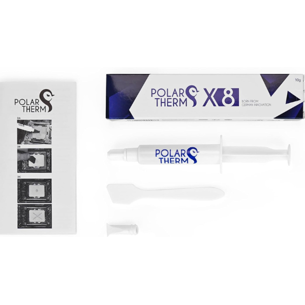 Polartherm X8 Thermal Paste – High-Performance Cooling Compound  10g ,for CPUs & GPUs- DokanTech #