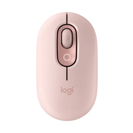 Logitech POP Mouse, Wireless Mouse with Customisable Emojis, SilentTouch Technology, Precision/Speed Scroll, Compact Design, Bluetooth, Multi-Device, OS Compatible - DokanTech #