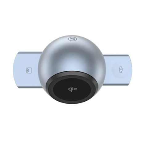 PowerologyQi2SpeakerChargeStation-Gray_1View  4-DokkanTech 