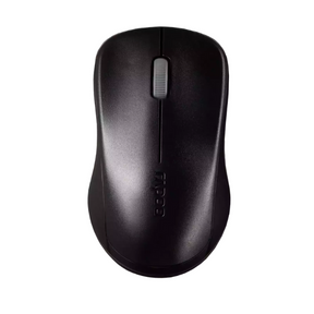 Rapoo 1620 wireless optical mouse 1000 DPI reliable – front view black