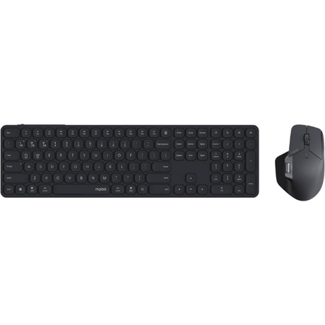 Rapoo9560MWirelessKeyboardandMouseComboAra-DarkGrey-DokkanTech#
